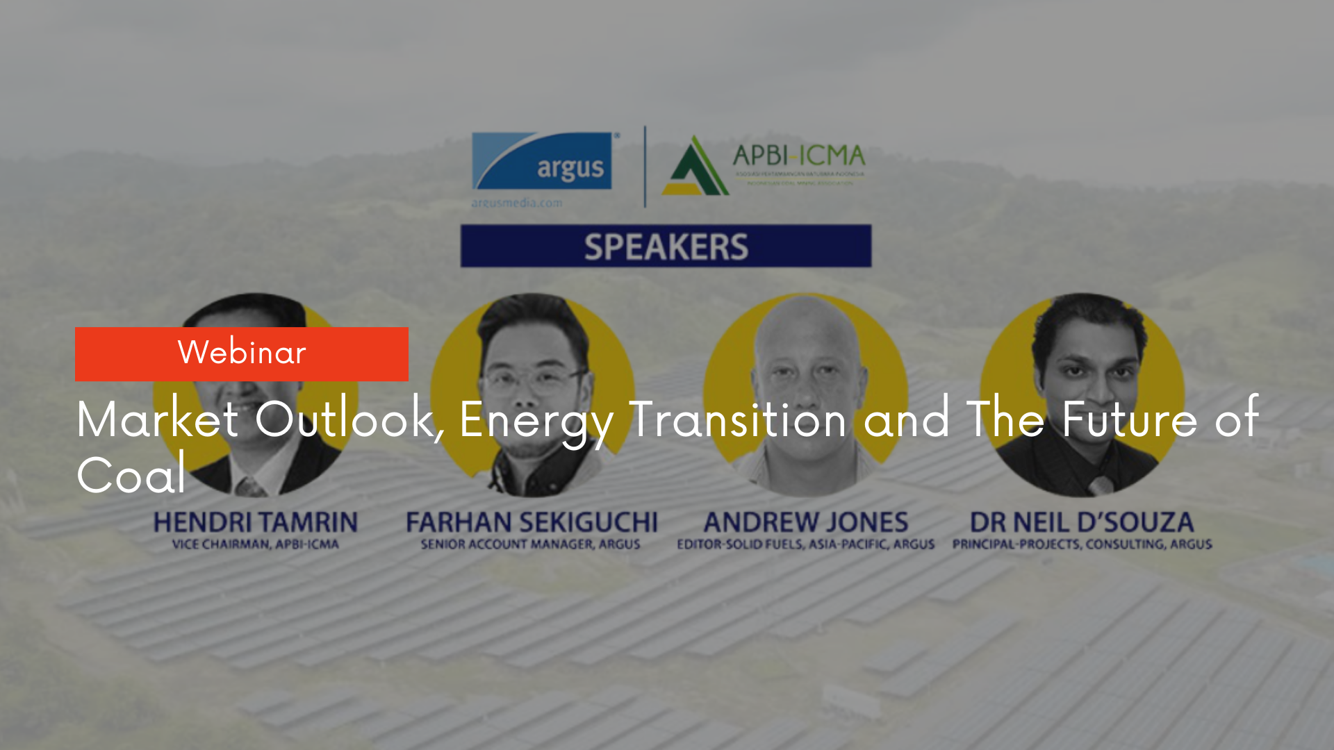APBI-ICMA and Argus Webinar: Market Outlook, Energy Transition, and the Future of Coal