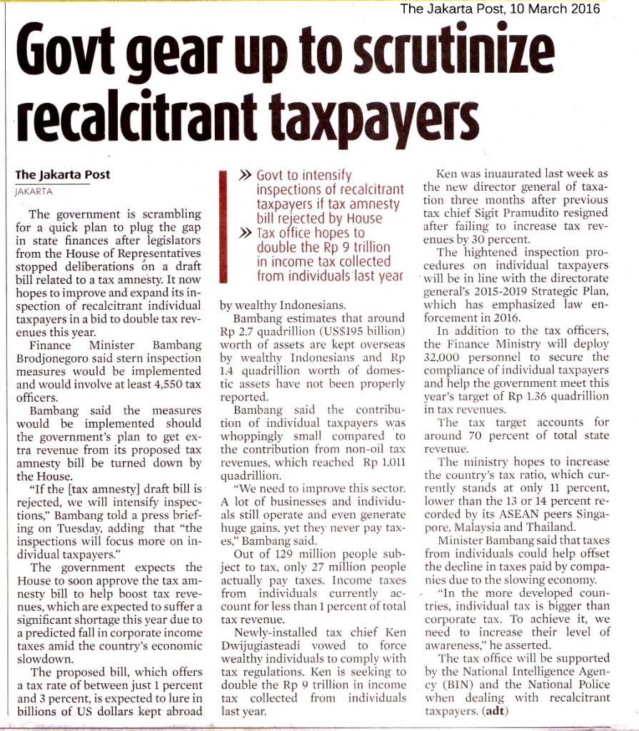 Govt gear up to scrutinize recalcitrant taxpayers