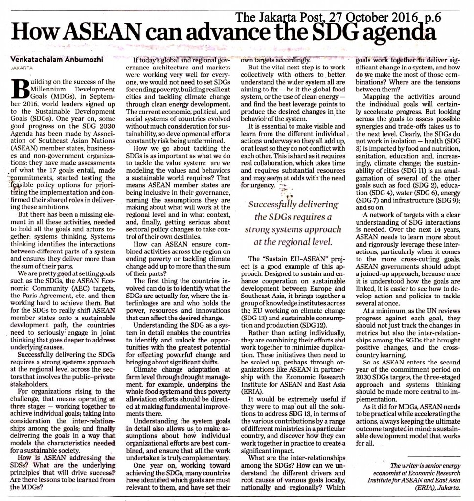 How ASEAN can advance the SDG agenda