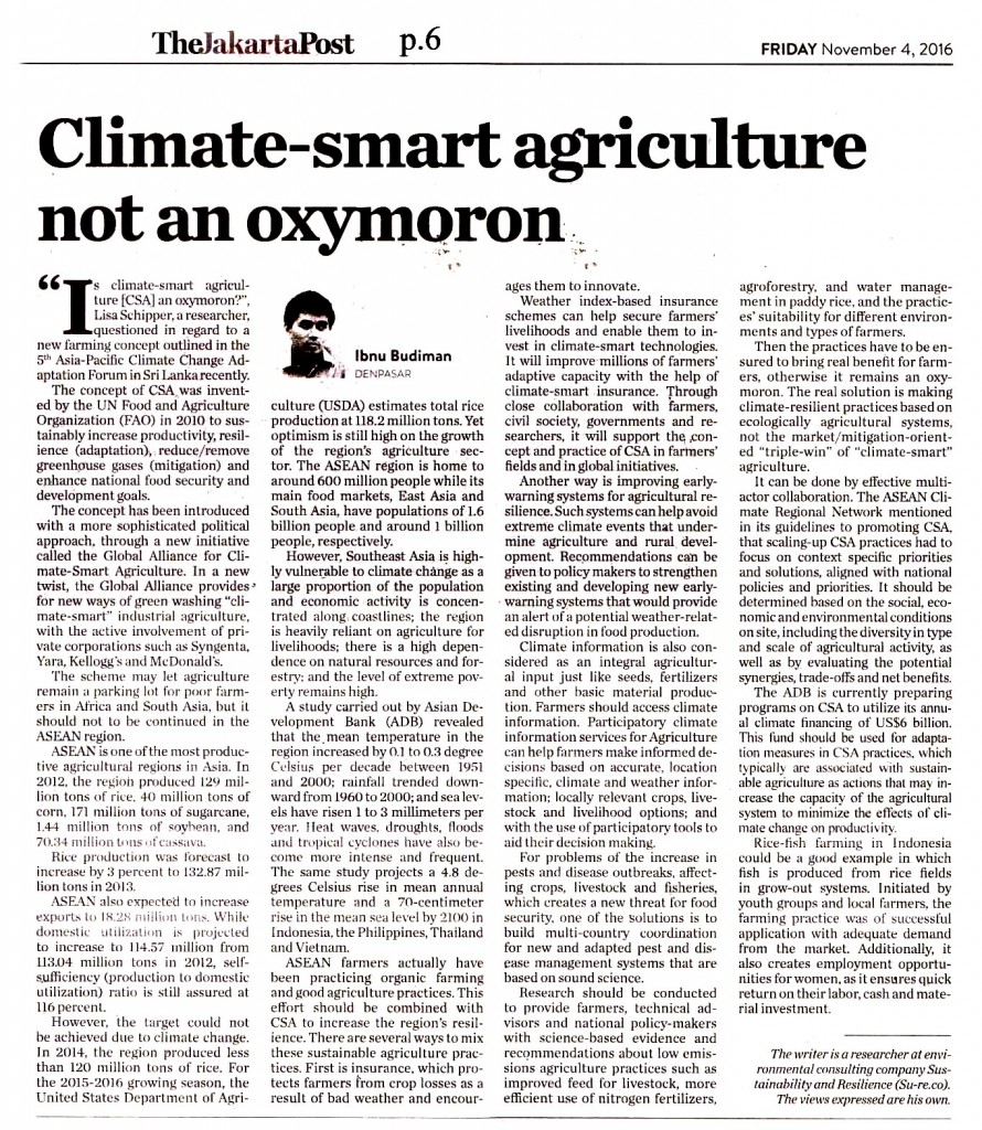 Climate-smart agriculture not an oxymoron copy