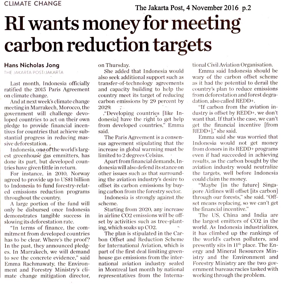RI wants money for meeting carbon reduction targets