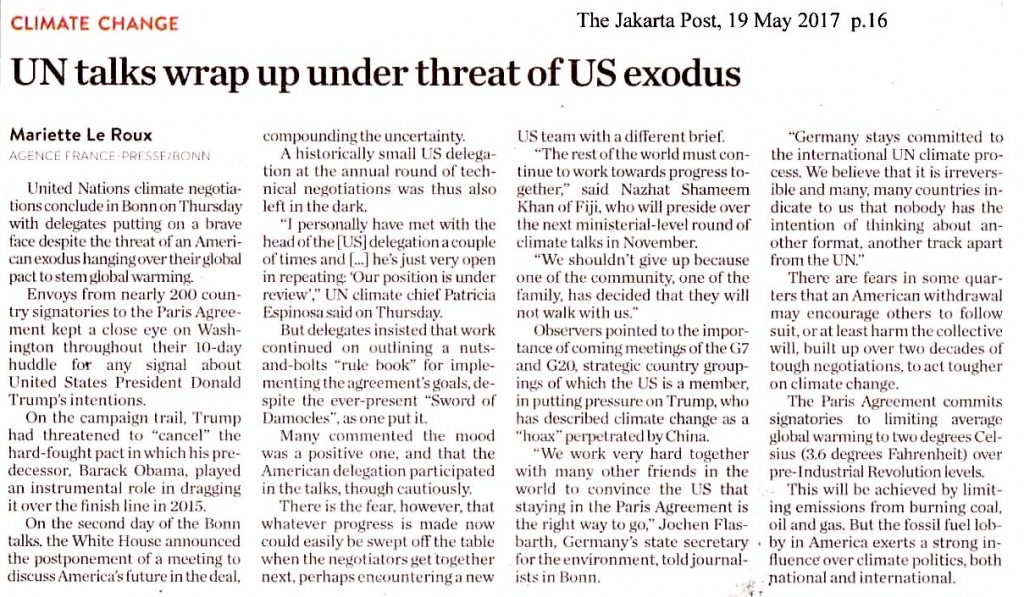 UN talks wrap up under threat of US exodus