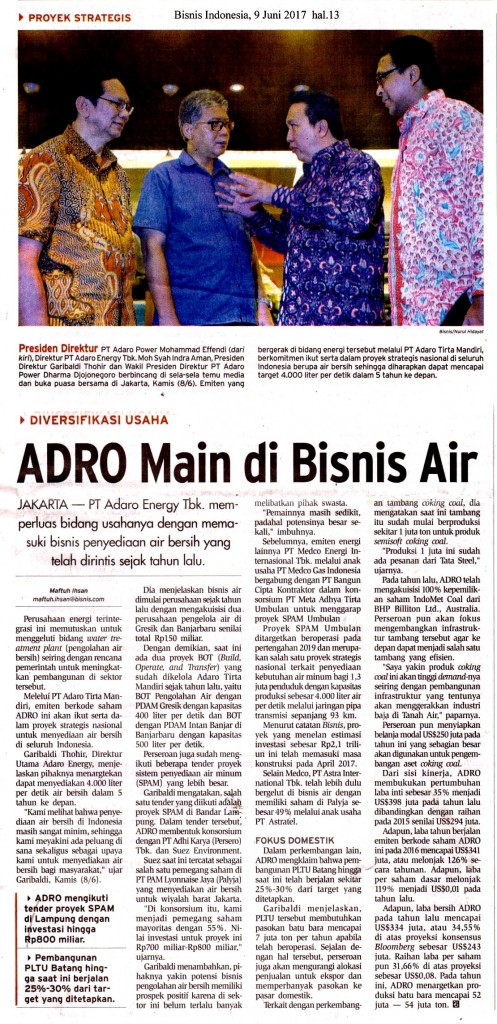 ADRO Main di Bisnis Air copy
