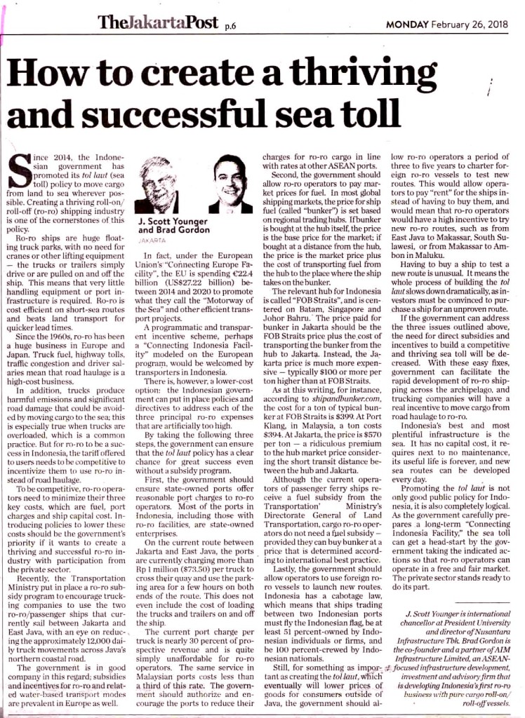 How to create a thriving and successful sea toll