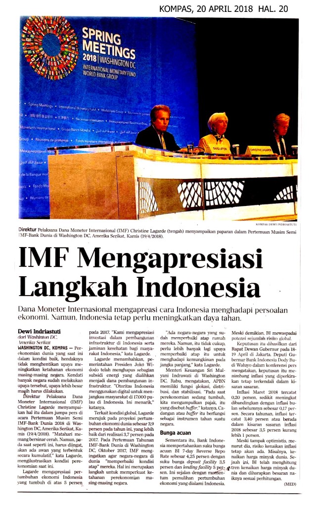 IMF Mengapresiasi Langkah Indonesia copy