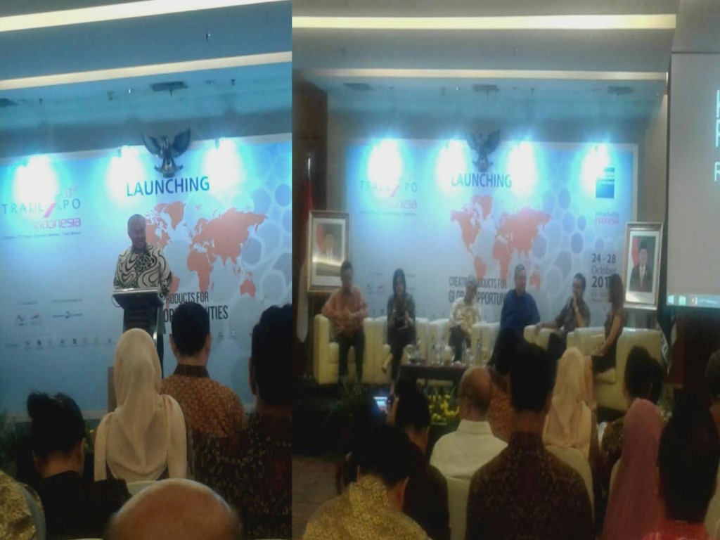  Grand Launching Trade Expo Indonesia ( TEI ) ke � 33  di kantor Kementerian  Perdagangan