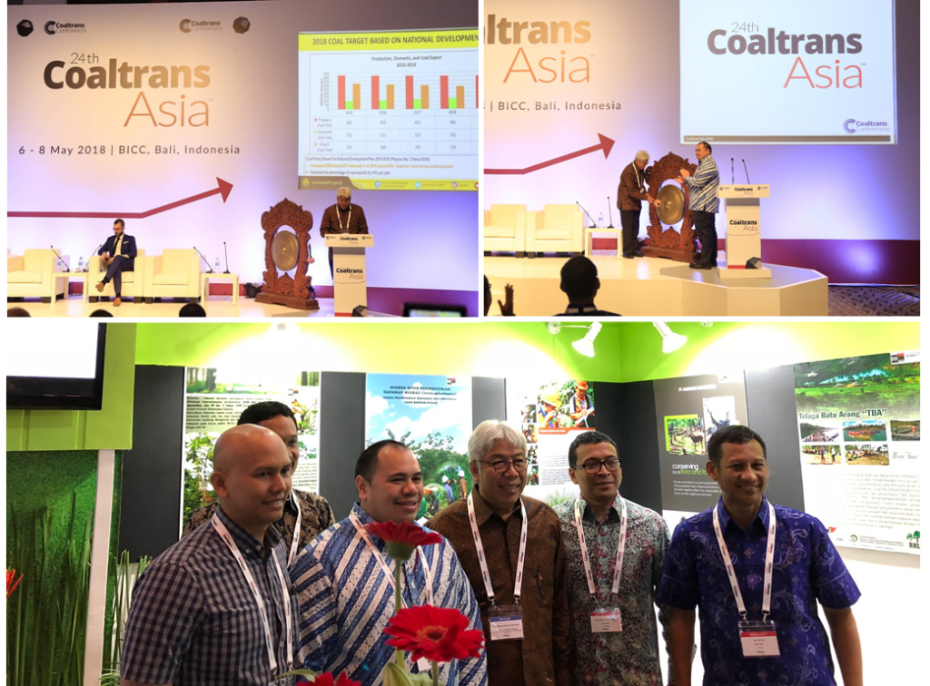 Sambutan Bapak Dirjen Minerba  dalam  Coaltrans  Asia  2018