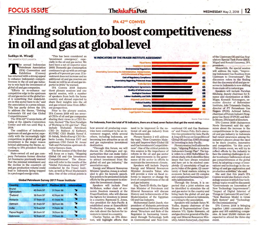 Finding solution to boost competitiveness in oil and gas at global level copy