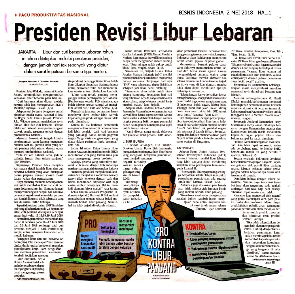 Presiden Revisi Libur Lebaran copy