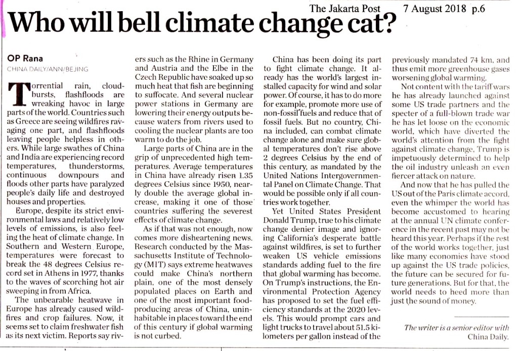 Who will bell climate change cat