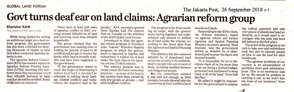 Govt turns deaf ear on land claims__ Agrarian reform group copy