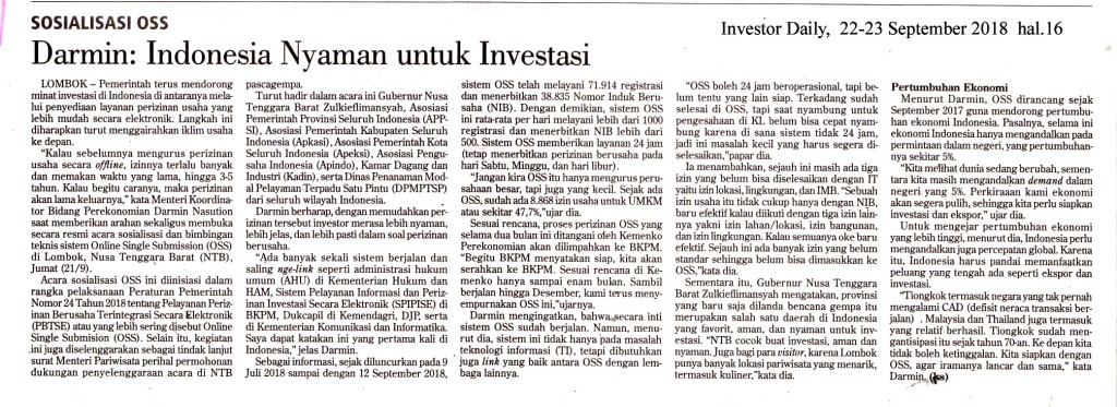 Indonesia Nyaman untuk Investasi copy