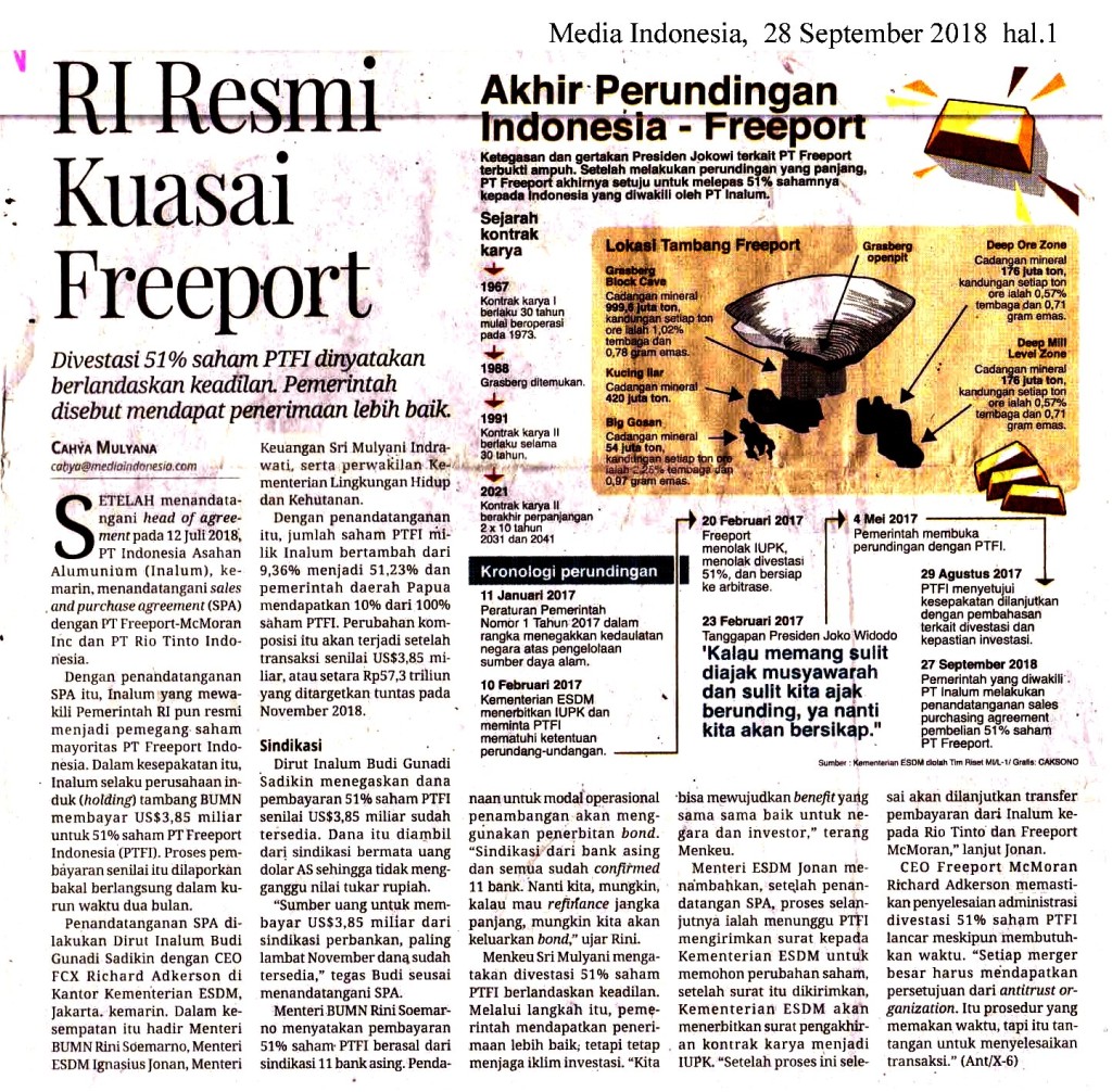 RI Resmi Kuasai Freeport_  Akhir Perundingan Indonesia-Freeport copy