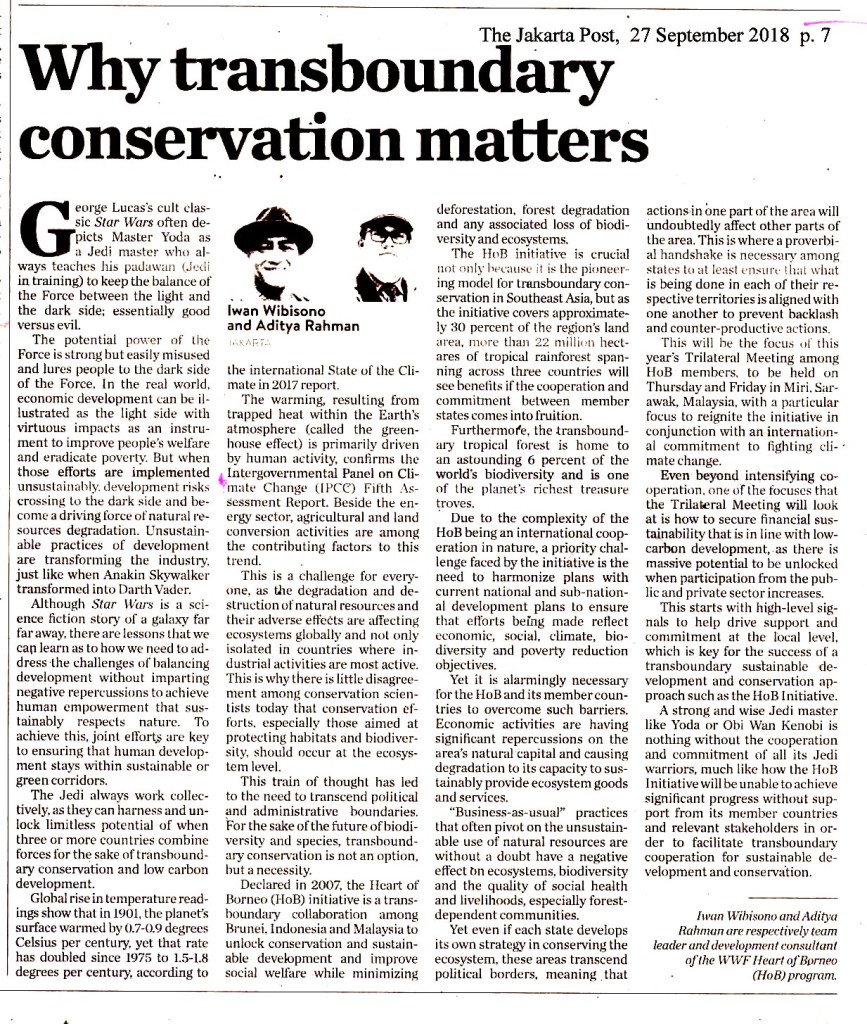 Why transboundary conservation matters