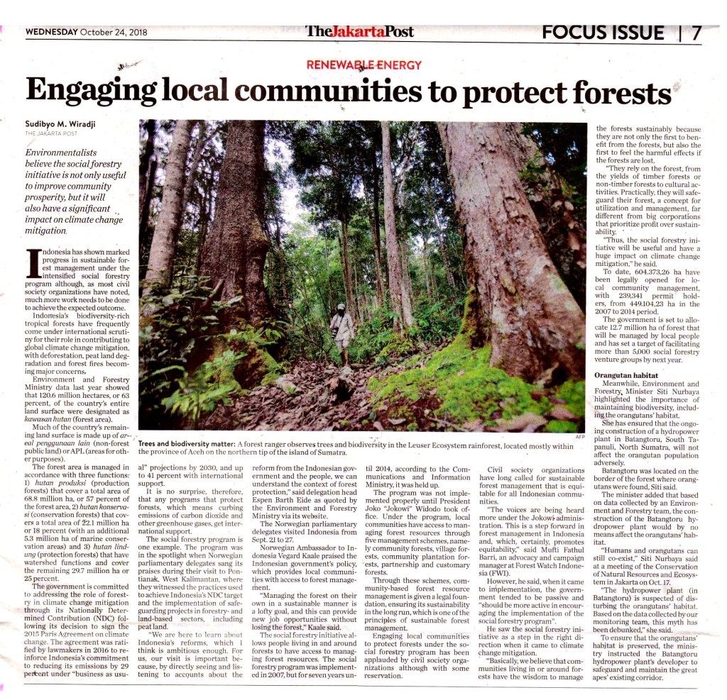 Engaging local communities to protect forests copy