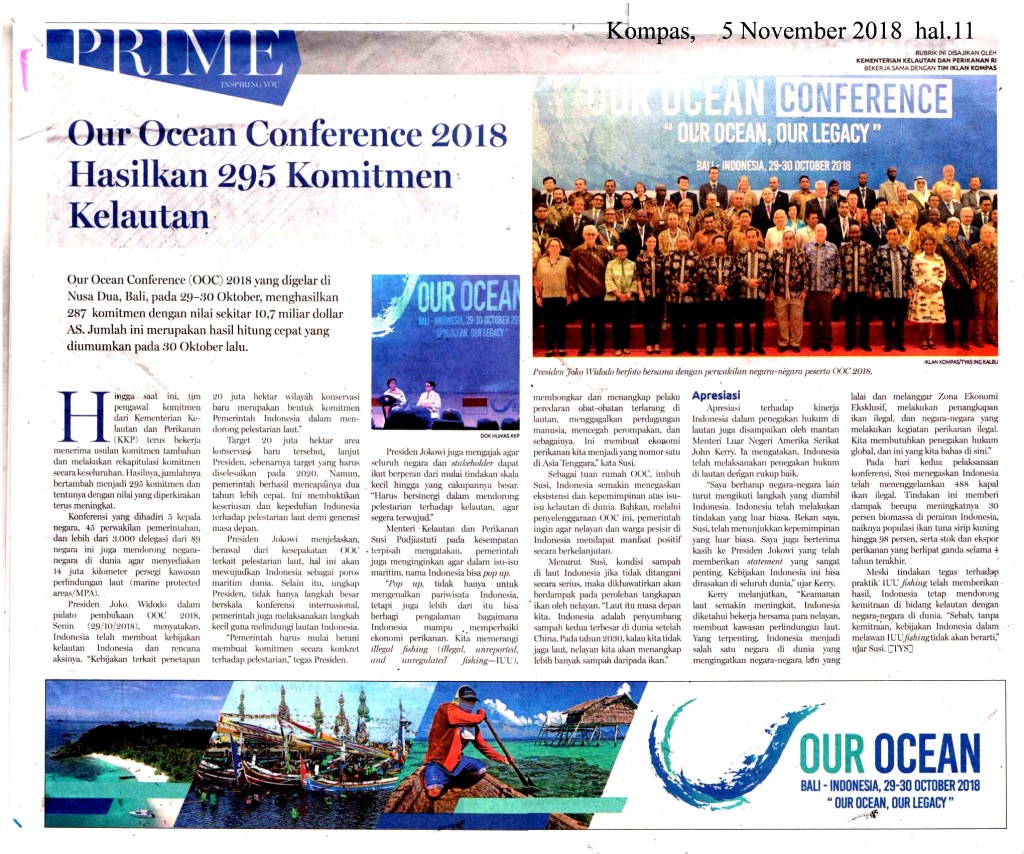 Our Ocean Conference 2018  Hasilkan 295 Komitmen Kelautan copy