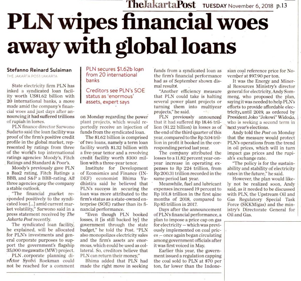 PLN wipes financial woes away with global loans